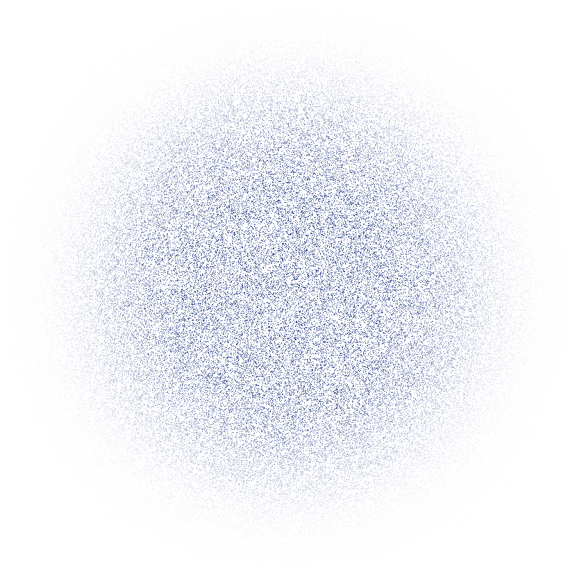 Decoración de puntos azules