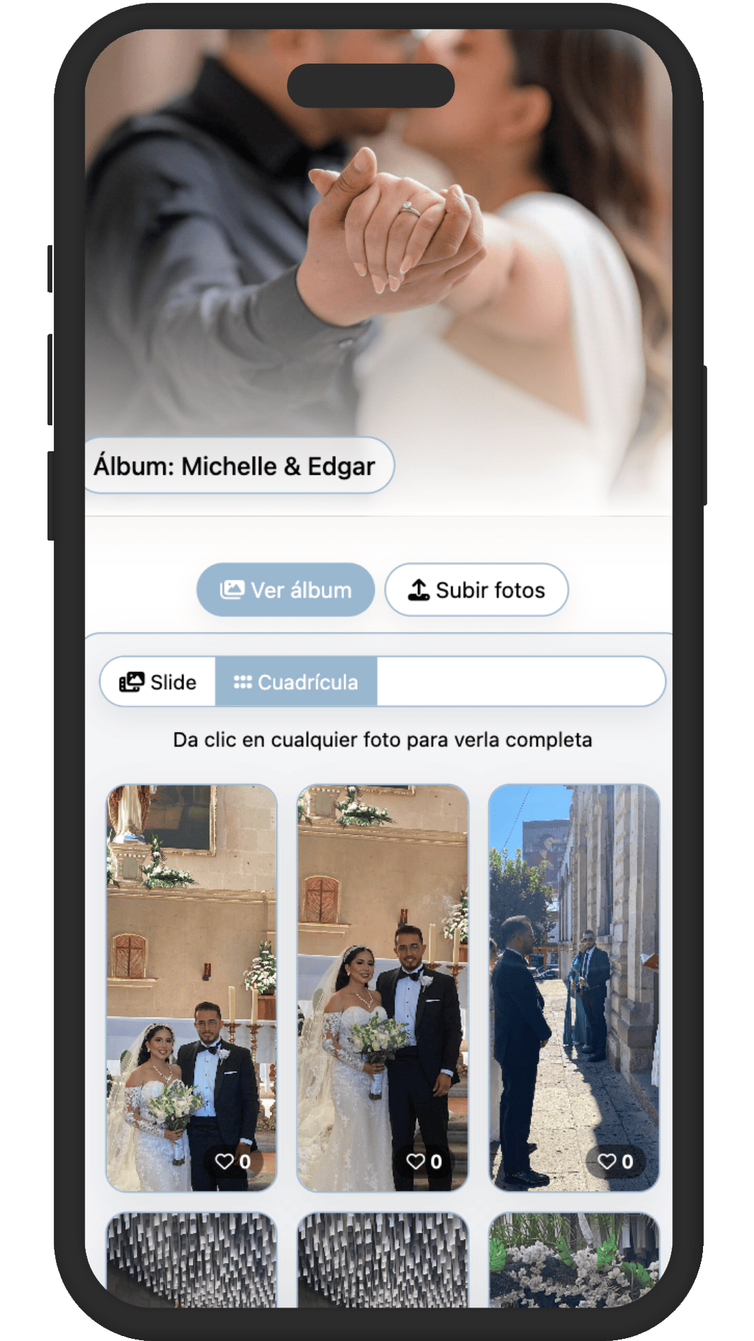 Vista previa de álbum compartido